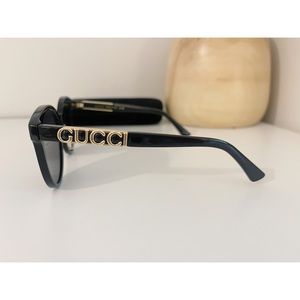 GUCCI ~ Grey Cat Eye Ladies Sunglasses